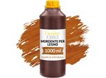 Creative Deco Mordente Per Legno A Base D'acqua | Colore Quercia | 1L | Non Tossico | Per Pannelli Legno, Cemento, Mattoni, Carta Da Parati
