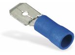 Spina Piatta, 6,3 Mm, Blu, 10 Pezzi