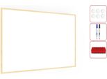 Lavagna Magnetica Cancellabile A Secco Bianca Con Cornice In Legno 150X100 Cm