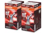 2 Osram Night Breaker Laser +150% Lampadine Di Nuova Generazione Per Fari / Attacco H8