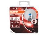 2 Osram Night Breaker Laser +150% Lampadine Di Nuova Generazione Per Fari / Attacco H3