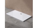 Doporro Piatto Doccia 90X140 Rettangolare In Acrilico Bianco Lucido H 4 Cm Ultraslim Con Design Antiscivolo - Lucia02Ar