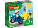 Lego 10967 Moto Della Polizia Duplo, Giocattolo Della Polizia Per Bambini Dai 2 Anni In Su, Giocattolo Ideale Per Le Abilità Motorie Dei Bambini, Moto Giocattolo Per Bambine E Bambini
