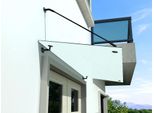 Glaswerk Westfalen - (Str) Pensilina In Vetro Satinato 120X90 Cm Con Supporto Nero