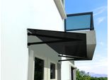 Glaswerk Westfalen - (V) Pensilina In Vetro Grigio 120X90 Cm Con Supporto Nero