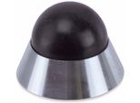 Fermaporta In Acciaio Inox, Montaggio A Parete, Ø 40 Mm, Altezza 30 Mm