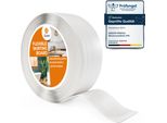 Quest Battiscopa In Pvc 70X20Mm, 25M, Battiscopa Morbido, Flessibile, Bianco