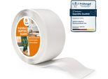 Quest Battiscopa In Pvc 100X25Mm, 25M, Battiscopa Morbido, Flessibile, Bianco