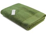 A&R AR606 | Telo Mare Eccellente Cotone Deluxe - 100 X 180 Cm - Colore: Verde Militare - Dimensioni: 100 X 180 Cm