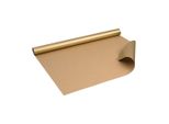 Carta Da Regalo Oro 0,70 X 10 M, Carta Kraft - Compleanno E Natale