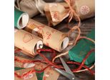 Carta Da Regalo Per Natale, Biscotti, Marrone, 0,70 X 10 M