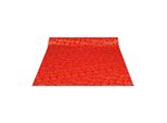 Carta Da Regalo Per Natale, Stelle Dorate, Rosso, 0,70 X 10 M