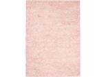 Tappeto Tapiso Essence Shaggy Unicoloured Modern Pink ÖKotex 140 X 200 Cm