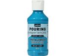 Vernice Acrilica Lucida Da Versare - Turchese - 118 Ml