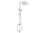Joho 304 Colonna Doccia Senza Miscelatore In Acciaio Inox 304 Cromato Set Doccia A Pioggia Con Soffione E Doccetta A Mano D30Cm Tondo