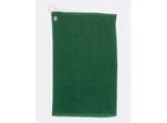 Towel City TC013 | Asciugamano Da Golf / Occhiello Integrato Con Gancio / 30 X 50 Cm - Colore: Forest - Dimensioni: 30 X 50 Cm