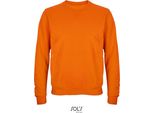 Sols 03814 | Felpa Girocollo Columbia Unisex - Colore: Arancione - Taglia: S