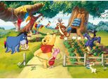 Poster Disney Pooh L'orso Verde, Giallo E Blu - 600654 - 160 X 110 Cm