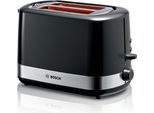 Bosch TAT6A513 Tostapane 2 Fetta/E 800 W Nero, Acciaio Inossidabile