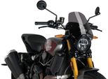 Cupolino Puig Naked Sport Fumè Scuro Omologato Abe Per Indian