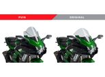 Cupolino Puig Z-Racing Fumè Chiaro Omologato Abe Per Kawasaki