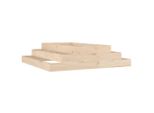 Vidaxl Fioriera 110X110X27 Cm In Legno Di Pino Massiccio