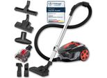 Lehmann Aspirapolvere Ciclonico Senza Sacco, 2X Filtro Hepa, Capacità 2,5L, Set Di Accessori Con Spazzola Turbo