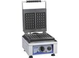 Ferro Per Waffle Kbs Con Piastra Intercambiabile Per 2X Waffle 10,2X16,4X2,6 Cm 230V