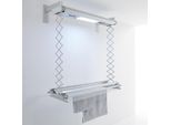 Stendibiancheria Elettrico Da Parete Foxydry Air 122 Cm - Acciaio E Alluminio