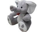 Elefante Bimbo 60 Cm, Grigio