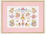 Set Punto Croce Permin "Sampler Margo"", Schema Per Il Conteggio, 38X28Cm, 39-3137"