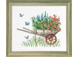 Set Per Punto Croce Permin "Carriola"", Schema Per Il Conteggio, 26X31Cm, 92-8105"