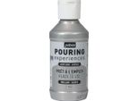 Vernice Acrilica Lucida Da Versare - Argento - 118 Ml