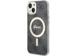Guess Guhmp14Mh4Stk Custodia Rigida 4G Magsafe Per Iphone 14 Plus/ 15 Plus 6.7 Czarny/Nero