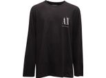 M8312 Maglia Uomo Armani Exchange Man T-Shirt Black