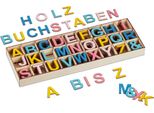 Set Di Lettere In Legno Relaxdays 324 Pezzi.