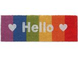 Zerbino Relaxdays In Cocco "Ciao"" Arcobaleno"