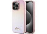 Guess Guhcp14Lpsairsp Custodia Rigida Saffiano Iridescente Per Iphone 14 Pro 6.1 RóżOwy/Pink