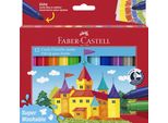 FABER-CASTELL 154311 FABER-CASTELL Jumbo Super Washable Filzstifte Farbsortiert, 12 St.