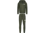 Tuta Da Uomo Con Cappuccio Slim Fit Hackberry Oliva/Bianco S Benlee