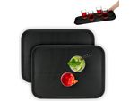 Relaxdays 2Er Set Serviertablett 56 X 41 Cm