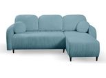 Divano Angolare Divano Angolare Cloud Funzione Letto -Elma 2 - Recamiere Destra