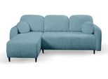 Divano Angolare Cloud Con Funzione Letto -Elma 2 - Recamiere Sinistra