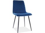 Sedia Da Pranzo Set Di Sedie Da Cucina Irys Blu Navy Set Di 2