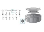 Pompa Bestway® LAY-Z-SPA® Miami Airjet™ Per Vasca Idromassaggio