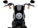 Cupolino Puig Semicarenato Nero Per Harley Davidson Softail Street Bob