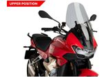 Cupolino Puig Touring Fumè Chiaro Omologato Abe Per Moto Guzzi