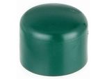 Alberts 855260 Tappo Per Pali Metallici Rotondi, Plastica, Verde, Per Pali Ø 38 Mm, Set Da 20
