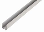 Alberts 472825 Profilo A U, Alluminio, Naturale, 2000 X 25 X 25 Mm