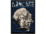 Carcass - Toppa "Necro Head"" - Poliestere RO3942 (Taglia Unica) (Bianco/Blu/Nero)"